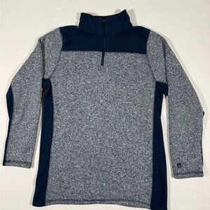 C9 Champion Boys’ Blue 1/4 Zip Marked Long Sleeve Size L 12/14